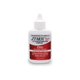 b0066vlpga ZYMOX Otic Plus solución para orejas, la única solución no prelimpia una vez – solución para perros y gatos Enzyme Na