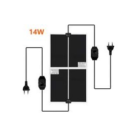 b0816mfjkt 2 Pack Reptile Under Tank Heating Pad, Hermit Crab Heater with Temperature Control, Waterproof Adjustable Terrarium H