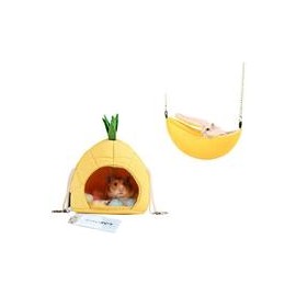 b07dw81cwt 2 unidades de ropa de cama para hámster, accesorios para jaula de azúcar, hamster, juguetes para la casa de hámster p