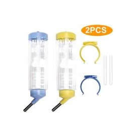 b07zd1yj7s 2PCS 8.45 oz No Drip Small Animal Water Bottle, BPA Free Best Water Bottle for Small Pet/Bunny/Ferret/Hamster/Guinea 