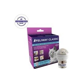 b01aviifra FELIWAY Classic Diffuser for Cats (30 Day Starter Kit) | Constant Calming & Comfort at Home-mascotascapitan-PerrosExp