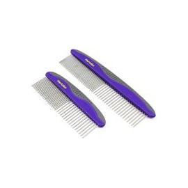 b01ifqx1o2 2 unidades Pet Peine peines por hertzko – Grande y Pequeño incluido para tanto grande y pequeño esferas – Elimina los