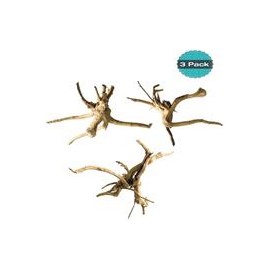 b07ky5z2kd 3 unidades de ramas de madera de abeto para acuario, tanque de peces tropicales, decoración de hábitat, varía de tama