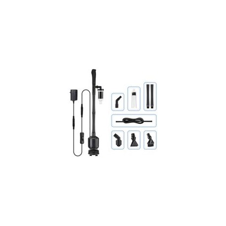 b083nrh2ls 396GPH Limpiador eléctrico de grava para acuario, 5 en 1, herramienta de limpieza automática para tanque de peces, ca
