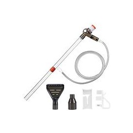 b07pfkmhwt 5 en 1 Limpiador de grava de acuario, rascador de algas, tanque de peces, bomba de lavado de arena, kit con botón de 