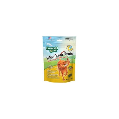 b00noul8uo Emerald Pet - Feline Dental Treats, Dental Stick, Cat Chews para limpieza de dientes, refresca la respiración, reduce