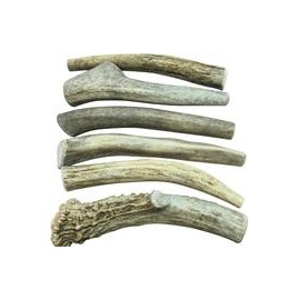 b01b169btw 6 Paquetes, pequeño 4 pulgadas a 5 pulgadas todo Natural cuerno de ciervo masticable para perro, marca WhiteTail Natu
