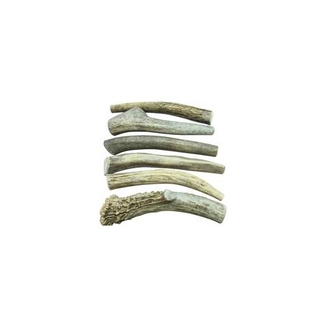 b01b169btw 6 Paquetes, pequeño 4 pulgadas a 5 pulgadas todo Natural cuerno de ciervo masticable para perro, marca WhiteTail Natu