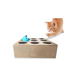 b00c65w0s2 Abrazos Pet Productos Whack un mouse, aprendizaje gato juguete, Marrón-mascotascapitan-PerrosExpand child menu