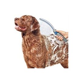 b01n4lm3sv Accesorio para ducha para mascota Waterpik PPR-252 para uso en interiores o exteriores, 13 pulgadas, Azul/Gris.-masco