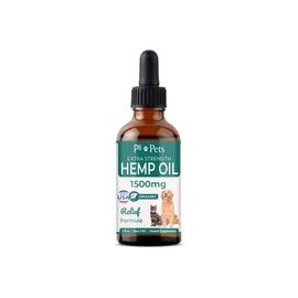 b07fr968zr Aceite de cáñamo de espectro completo para perros y gatos (300 mg) – Crecido orgánico y fabricado en Estados Unidos –