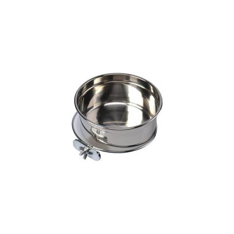 b075gjm5dp Acero inoxidable alimentos agua tazón para Mascota cajones Jaulas de Pájaros Coop perro gato Parrot un pájaro conejo 