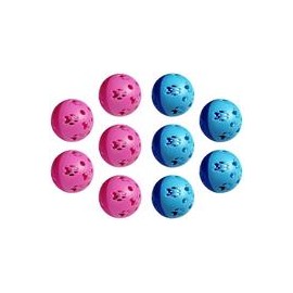 b074x6yqqm Actopus 10pcs Pet Cat Kitten Play 5 cm de diámetro. Bolas con Jingle Bell Pounce Chase Sonajero Juguete-mascotascapit