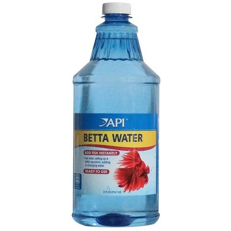b07wjqg4wm Acuario de agua dulce API Betta Water Betta, listo para usar, no necesita acondicionador de agua para acuario, botell