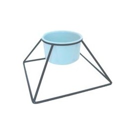 b000putsui yml 5-Inch Hierro forjado con soporte Single plástico Feeder cuencos, 20-ounce-mascotascapitan-PerrosExpand child men