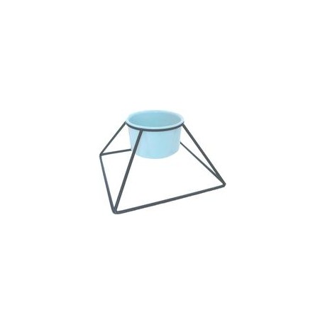 b000putsui yml 5-Inch Hierro forjado con soporte Single plástico Feeder cuencos, 20-ounce-mascotascapitan-PerrosExpand child men