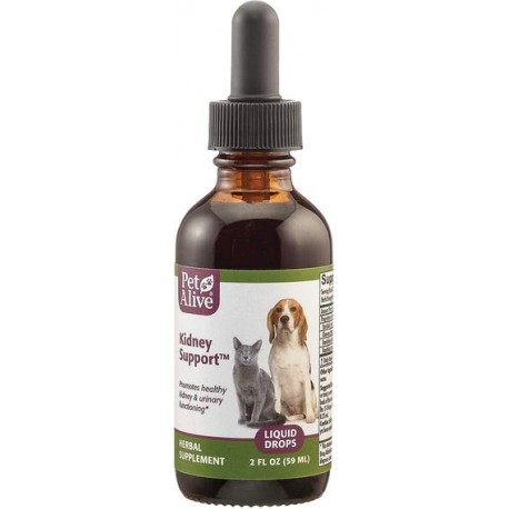 b001foplgs Pet Alive Kidney support Promueve la sana Cat & Dog Riñones & urinaria funcionamiento (60ml)-mascotascapitan-PerrosEx