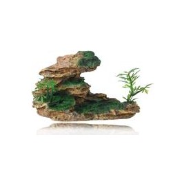 b07w8vfnlc Adorno para acuario de FEDOUR, con piedra de vista de montaña, árbol de musgo, cueva de roca, paisaje, decoración de 