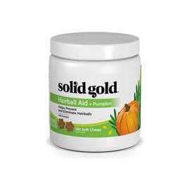 b075s63wg2 Solid Gold Hairball Aid Chews for Cats with High-Fiber, Natural, Holistic Grain-Free Supplement with Pumpkin-mascotas