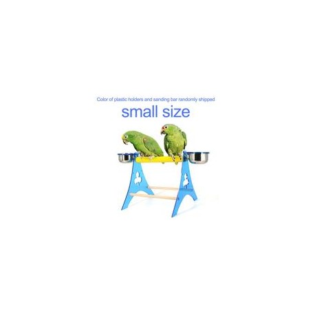 b078v7z6xg Mokook Parrot Foraging Feeder with Food Containers for Parrot Macaw African Greys Budgies Parakeet Cockatiel Cockatoo