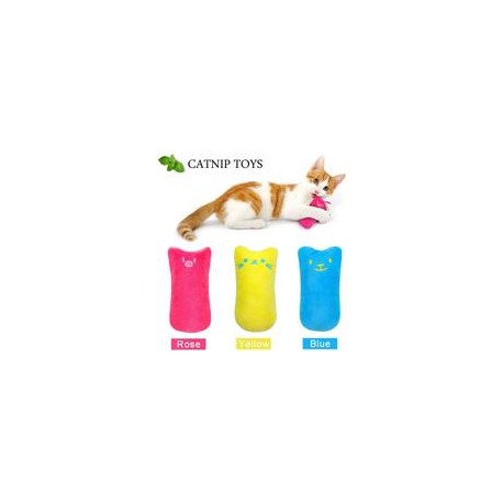 b07l726sfj AINOLWAY Juguetes de gato interactivos divertidos para gatito gatito gato gato mimbre dentición masticar 3 piezas-mas