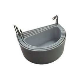 b000k3ovzw yml plástico semillas de pájaros y tazas de agua con ganchos, Blanco-mascotascapitan-PerrosExpand child menu