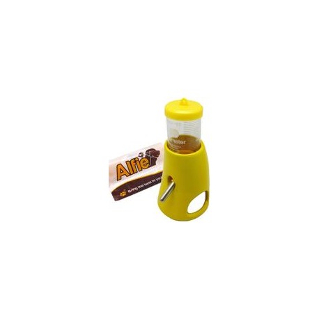 b00dhad3ay Alfie Pet - Botella de agua 2 en 1 con base de cerámica para animales pequeños como hámster enano y ratón-mascotascap