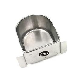 b06ww11njm Parrot Parakeet Cockatiel Jaula Alimentos Caja Taza Acero Inoxidable Pet Bird de agua Alimentación Alimentador Bowl B