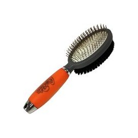 b0132d485e Alfiler de doble cara profesional y cepillo de cerdas para perros y gatos por GoPets peine de limpieza limpia mascota