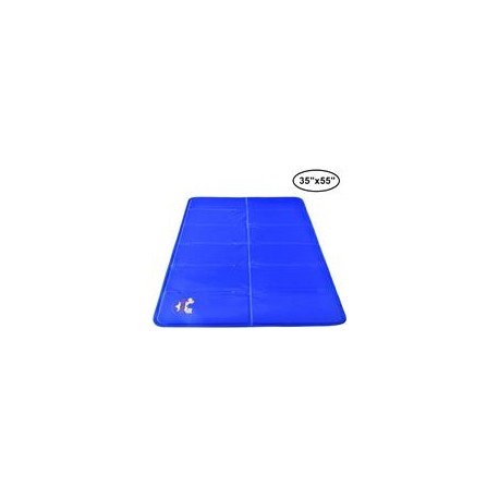 b0192cjp0w Alfombrilla de auto refrigeración para mascotas para perreras, cajones y camas- ARF Pets, APCLPD0135, Azul, 1-mascota