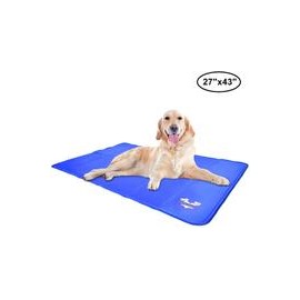 b0192cjo30 Alfombrilla de auto refrigeración para mascotas para perreras, cajones y camas- ARF Pets, Azul-mascotascapitan-Perros