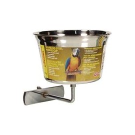 b001cu52pk Living World Stainless Steel Parrot Cup-mascotascapitan-PerrosExpand child menu