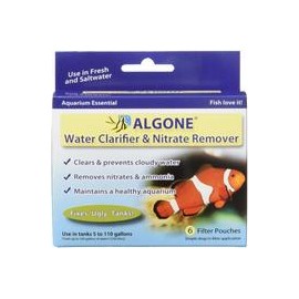 b07zhknwzs Algone Aquarium - Limpiador de agua y quitanitratos (6 bolsas de filtro)-mascotascapitan-PerrosExpand child menu