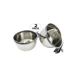 b07nwx43lt Bonka - Jaula de acero inoxidable para pájaros, jaulas de pájaros, comederos, comederos, jaulas y platos pequeños-mas