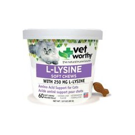 b0741dn3zc Vet Worthy Lisina Chews suave para gatos (60 Count)-mascotascapitan-PerrosExpand child menu