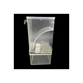 b07dg4zh3s Mrli Pet - Comedero automático integrado para pájaros sin ensuciar, con jaula de perca, accesorios para Budgerigar, C