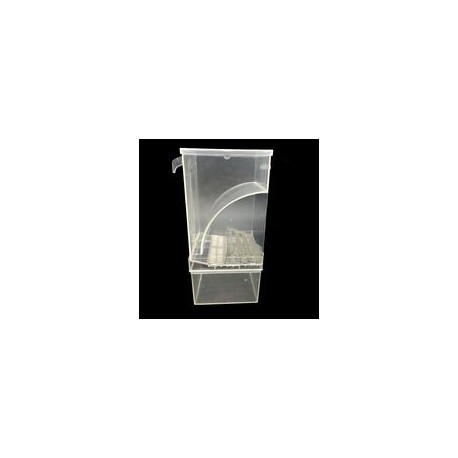 b07dg4zh3s Mrli Pet - Comedero automático integrado para pájaros sin ensuciar, con jaula de perca, accesorios para Budgerigar, C