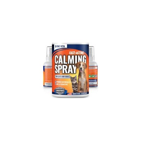 b07sn5mn5v Alivio de la ansiedad del perro – Aceite natural relajante Spray para perros y gatos – Fabricado en Estados Unidos – 