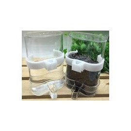 b07dpmsffy hypeety comida para pájaros dispensador de agua 2 pc alimentador de mascotas y taza de agua 6.8 fl oz/7.05 oz transpa