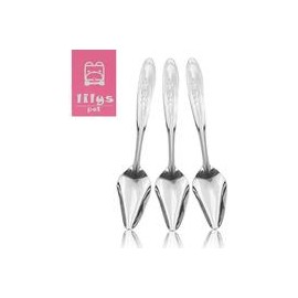 b07c773zmt Lilys Pet 4.7" Bird Parrot metal Cuchara, Cuchara Medicina especial de alimentación cucharas de acero inoxidable Alim