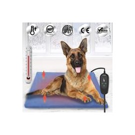 b07xb6plry Almohadilla de calefacción para mascotas de Intelligence, con temperatura ajustable para gatos y perros. Almohadilla 