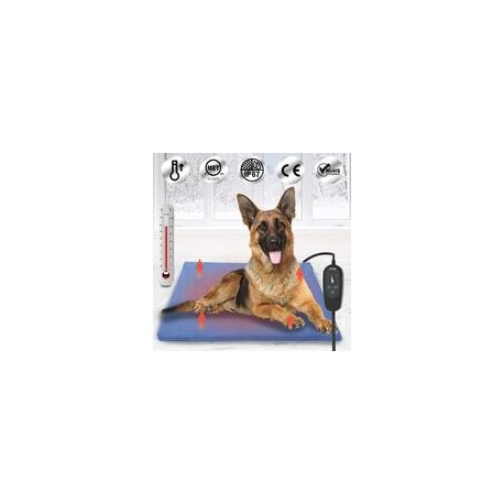 b07xb6plry Almohadilla de calefacción para mascotas de Intelligence, con temperatura ajustable para gatos y perros. Almohadilla 