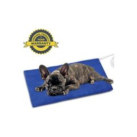 b07wq2vnly Almohadilla de calefacción para mascotas de NAMOTEK, almohadilla de calefacción eléctrica segura para perros y gatos,