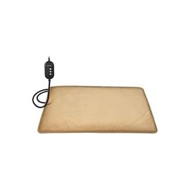 b07x8mfgdc Almohadilla de calentamiento para mascotas OMORC, 12 V, con temporizador de 3 niveles y ajustes de temperatura y 2 cu