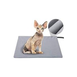 b07hmyq8rb Almohadilla de calentamiento para mascotas para gatos y perros, manta eléctrica suave, control automático de temperat