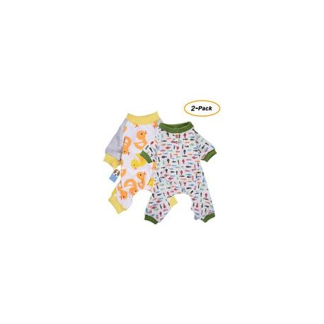 b078nw2cbl Amakunft - Pijamas para perros y gatos, para perros y gatos pequeños, 2 unidades-mascotascapitan-PerrosExpand child m