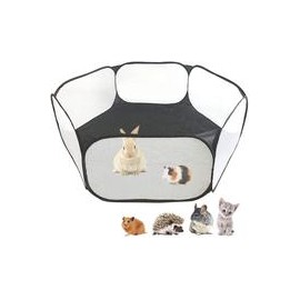 b07xl93fnw Amakunft C&C - Tienda de campaña para animales pequeños, transpirable y transparente, para mascotas, para exteriores 