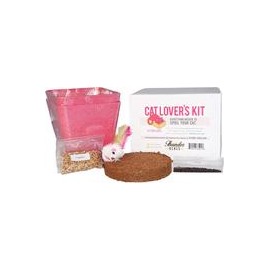 b06xrmnkdl Amante de los gatos de Kit, catgrass semillas, semilla de catnip, de fibra de coco, con bono juguete de gato-mascotas