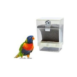 b07xcnld9v Timoo - Comedero para pájaros para jaula, automático, accesorios de jaula para comederos de periquitos, carga de 14 o