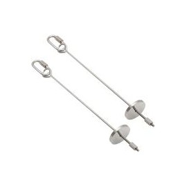 b07mcxsrm3 JETEHO - Juego de 2 jaula de conejo para pájaros de loro, para frutas, verduras, utensilios de cocina, juguete de for